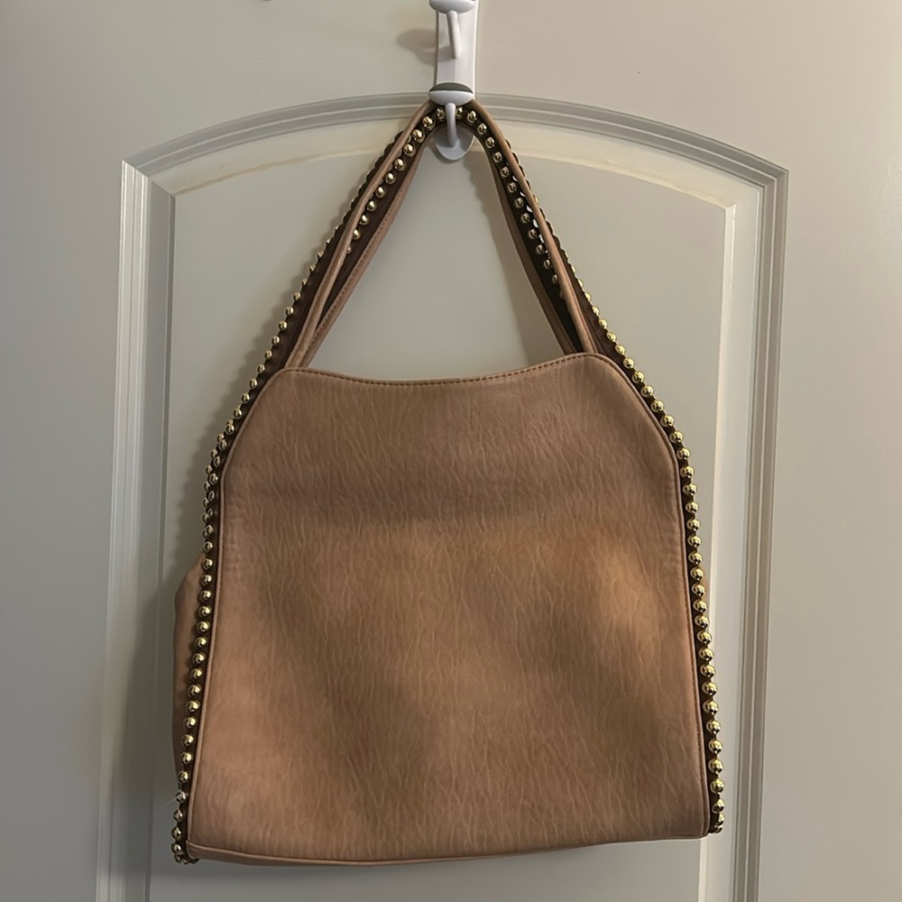 Big Buddha Gold-studded Hobo NWOT